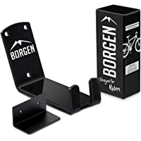 Borgen Gancho de Pared para Colgar Bicicleta para Pedal Bici Eléctrica- Bicicleta de Carretera- MTB Gancho de Pared con…